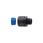 Hellermanntyton - Raccord droit HGL-S, Ø nominal 42, PG36, PA66, joint et rondelle, sachet 2 pcs