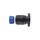 Hellermanntyton - Raccord droit HGL-SFL, Ø nominal 16, PA66, joint et rondelle, sachet 10 pcs