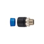 Hellermanntyton - Raccord droit HGL-SM, Ø nominal 21, PG16, PA66, joint élastomère, sachet 10 pcs