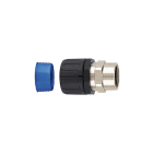 Hellermanntyton - Raccord droit HGL-SF, Ø nominal 21, PG16, PA66, joint élastomère, sachet 10 pcs