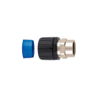 Hellermanntyton - Raccord droit HGL-SF, Ø nominal 21, PG16, PA66, joint élastomère, sachet 10 pcs