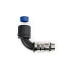 Hellermanntyton - Presse-étoupe coudé 90° HGL-90CG,Ø nominal 21, M20, PA66, noir, sachet 10 pcs