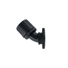 Hellermanntyton - Raccord coudé 45° HG-45FL, Ø nominal 16, PA66, noir, sachet 10 pcs
