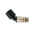 Hellermanntyton - Presse-étoupe coudé 45° HG-45CG,Ø nominal 28, M25, PA66, noir, sachet 10 pcs