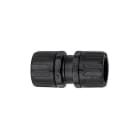Hellermanntyton - Coupleur HG42-HG42, Ø nominal 42, PA66, noir, sachet 2 pièces