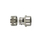 Hellermanntyton - Raccord pour gaines métalliques SC-FF, Ø nominal 32, M32, NPB, sachet 2 pcs
