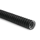 Hellermanntyton - Gaine métallique PCS, Ø nominal 75, acier galvanisé / PVC, noir, rouleau de 10m