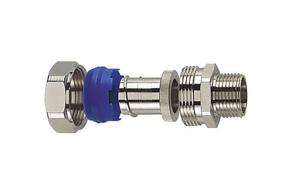 Hellermanntyton - Prolongateur PCS-FMC, Ø nominal 20, M20, NPB/TPE/PA6, métal, sachet 10 pièces