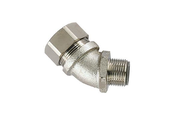 Hellermanntyton - Raccord coudé LTS-45FMC, Ø nominal 50, M50, NPB/PA6, sachet 1 pièce