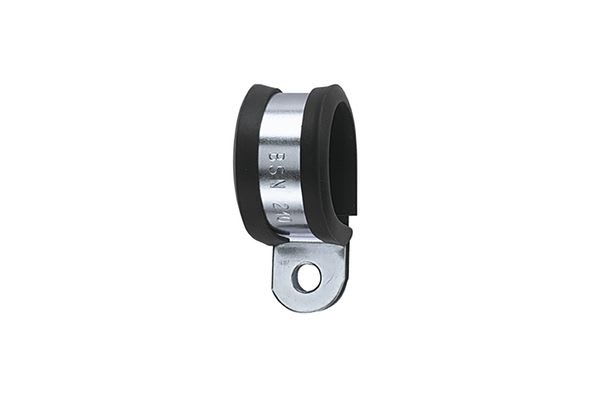 Hellermanntyton - Bride de fixation AFCS, Ø nominal 10, GS/PVC, noir/métal, sachet de 10 pièces