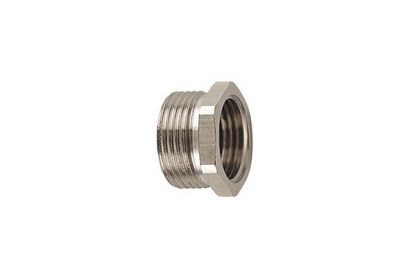 Hellermanntyton - Adaptateur CNV-PG29-M25, laiton nickelé (NPB), métal, sachet 2 pièces
