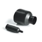 Hellermanntyton - Embout thermo droit avec adhésif, Ø entrée/sortie 31/14.2 / 31/6.6 mm