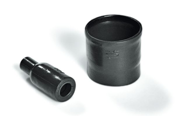 Hellermanntyton - Embout thermo droit, Ø entrée/sortie 51.9 /35.1  / 51.9 /15.8 mm