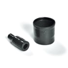 Hellermanntyton - Embout thermo droit, Ø entrée/sortie 51.9 /35.1 / 51.9 /15.8 mm