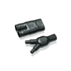 Hellermanntyton - Embout thermo 2 sortiesavec adhésif , Ø entrée/sortie 13.2 /3.8  / 6.6 /2.5 mm