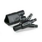 Hellermanntyton - Embout thermo 3 sorties  , Ø entrée/sortie 27/13.5 / 12.5 /7mm
