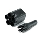 Hellermanntyton - Embout thermo 5 sorties  , Ø entrée/sortie 30/24.5 / 12.7/7.5 mm
