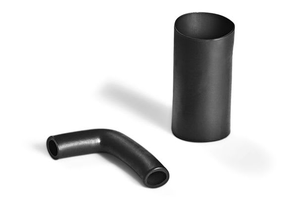 Hellermanntyton - Coude thermo à 90° , Ø entrée/sortie 38.1 /15.7 / 38.1 /15.7 mm