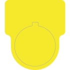 Hellermanntyton - Etiquette épaisse NPLH31X38YE, transfert thermique, jaune, taille 30,4 x 38,1mm