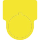 Hellermanntyton - Etiquette épaisse NPLH31X38YE, transfert thermique, jaune, taille 30,4 x 38,1mm