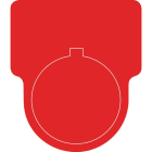 Hellermanntyton - Etiquette épaisse NPLH31X38RD, transfert thermique, rouge, taille 30,4 x 38,1mm