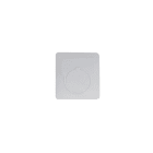 Hellermanntyton - Etiquette épaisse NPLH31X31WH, blanc, taille 31,7 x 31,7 mm, Ø du trou 22,3 mm