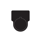 Hellermanntyton - Etiquettes épaisses NPLH31X31BK, noir, taille 31,7 x 31,7 mm, Ø du trou 22,3 mm