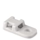 Hellermanntyton - Embase à visser avec trou Ø 4.3 mm en PEEK beige - CTAM1