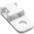 Hellermanntyton - Embase en berceau à visser pour Ø 5.1 mm en PA66W noir - LOK02