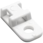 Hellermanntyton - Embase à visser avec trou Ø 5.2 mm en PA66 blanc - CTAM2