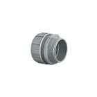 Hellermanntyton - Raccord droit pour gaines PVC PSR-S, Ø nominal 32, M32, PA66, sachet 10 pcs