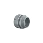 Hellermanntyton - Raccord droit pour gaines PVC PSR-S, Ø nominal 12, M16, PA66, sachet 10 pcs