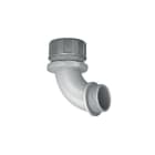 Hellermanntyton - Raccord coudé pour gaines PVC PSR-90, Ø nominal 40, M40, PA66, sachet 2 pcs