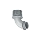 Hellermanntyton - Raccord coudé pour gaines PVC PSR-90, Ø nominal 25, M25, PA66, sachet 10 pcs