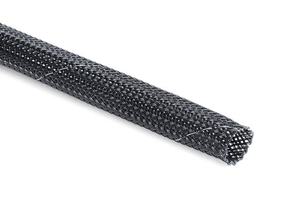Hellermanntyton - Gaine tressée HEGPETFR noire diamètre 06 mm