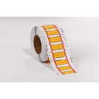 Hellermanntyton - Manchons thermo TULT à marquer, rétreint 3:1, Ø 39 mm, longueur 50mm, jaune