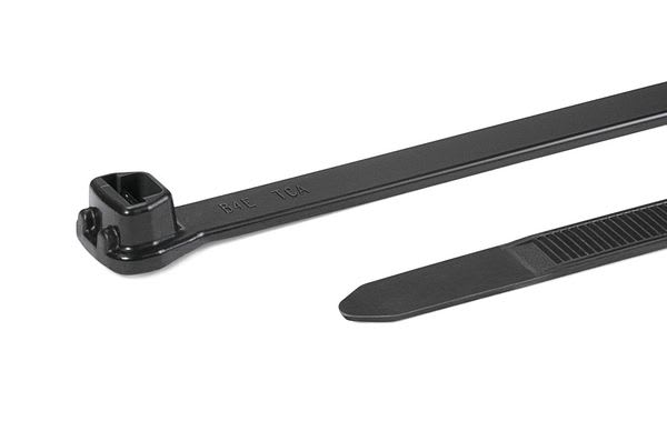 Hellermanntyton - Collier 370 x 7.7 mm en PA66 noir modifié aux chocs - X120R