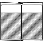 Hellermanntyton - Etiquettes auto-protégées TAG1T1-100B, 2500pcs, transfert thermique, blanc