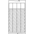 Hellermanntyton - Etiquettes auto-protégées TAG38T4-100B, 1000pcs, transfert thermique, blanc