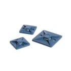 Hellermanntyton - Embase carrée à visser 19x19mm HACCP en PA66MP bleu - MCMB3
