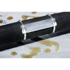Hellermanntyton - Repères MBML10X45 en acier inox 316 à embosser, 10x45 mm, boite de 1000pcs