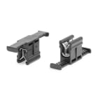 Hellermanntyton - ATSBCEC36 - Support à enrubanner noir pour bord de tôle avec insert métallique