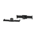 Hellermanntyton - ATSBCKSFT6.5 - Support à enrubanner noir avec pied ancre ?6.5 mm