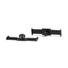 Hellermanntyton - ATSBCKSFT6.5 - Support à enrubanner noir avec pied ancre 6.5 mm