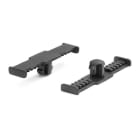 Hellermanntyton - ATSBC2KSFT6.5 - Support à enrubanner noir avec pied ancre 6.5 mm