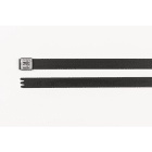Hellermanntyton - Collier métallique recouvert 1524x12.3 mm en Inox 316 noir - MBT60XHDFC