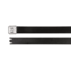 Hellermanntyton - Collier métallique recouvert 575x16 mm en Inox 316 noir - MBT23UHFC
