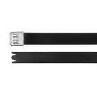 Hellermanntyton - Collier métallique recouvert 1524x16 mm en Inox 316 noir - MBT60UHDFC