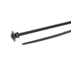 Hellermanntyton - Lanière à pied ancre 156x4.6mm Ø 6.3 à 6.7 mm en PA66HS noir - T50SOSKSFT65E