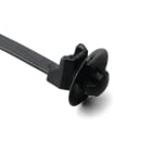 Hellermanntyton - Lanière à pied ancre 157x4.6mm Ø 6.3 à 6.7 mm en PA66HS noir -T50SOSKSFT6.5E